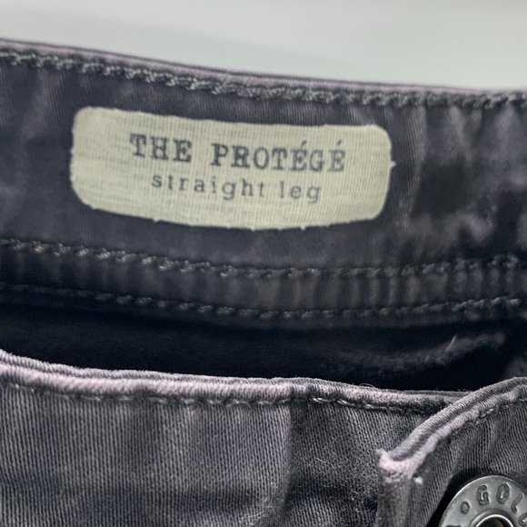 AG Adriano Goldschmied Jeans Mens 36 The Protege Straight Leg Black Stretch - Picture 6 of 12